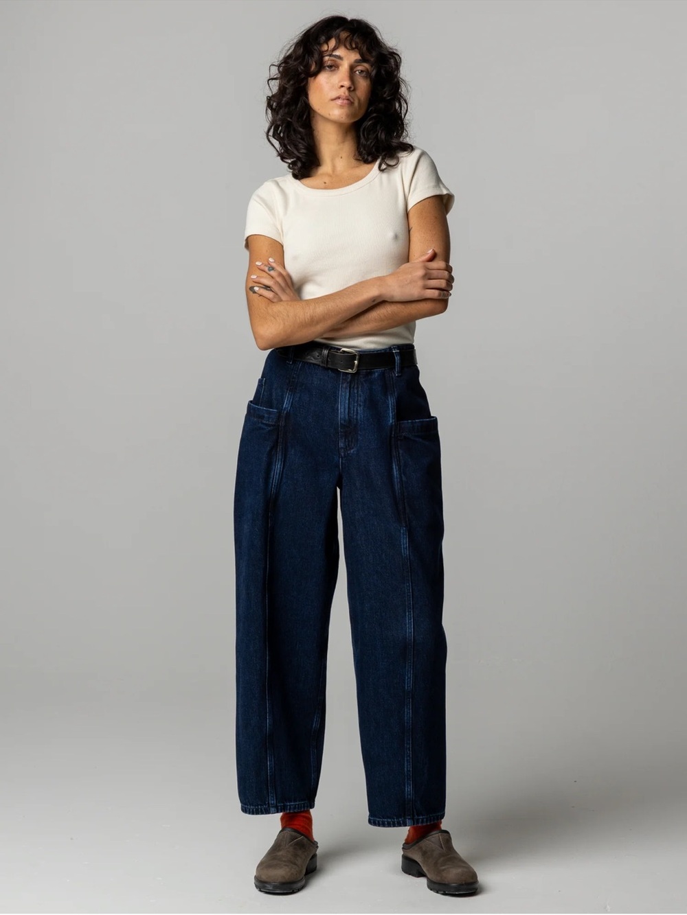 Finisterre Croft Workwear Denim Barrel Pants